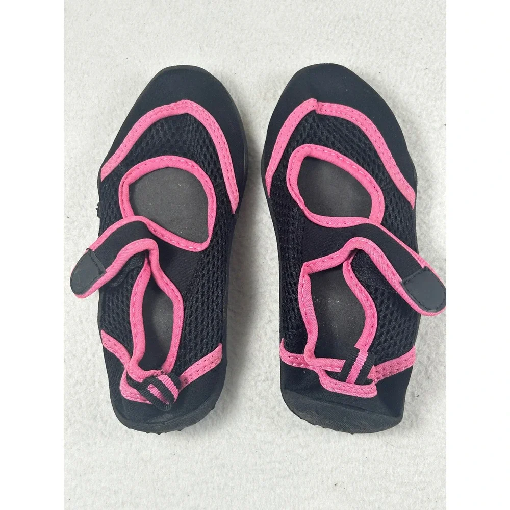 Unbranded Water Shoes Kids Size 12 Black Pink Gorpcore